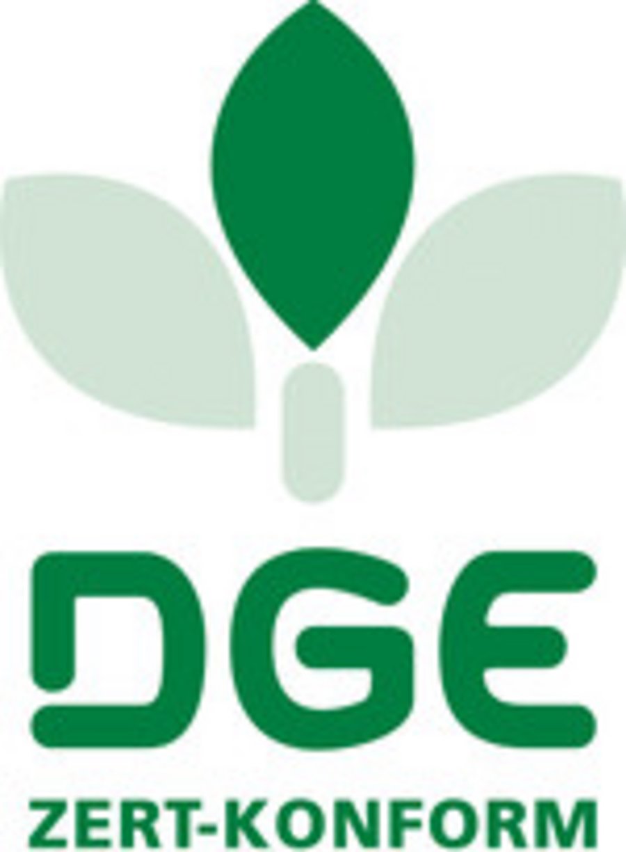  „DGE ZERT-KONFORM“ Logo 