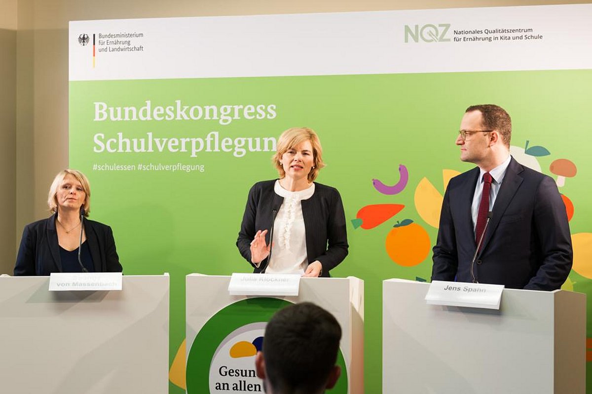 Pressekonferenz mit Bundesministerin Julia Klöckner und Bundesminister Jens Spahn 