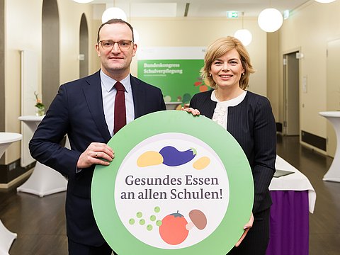 Bundesgesundheitsminister Jens Spahn und Bundesernährungsministerin Julia Klöckner