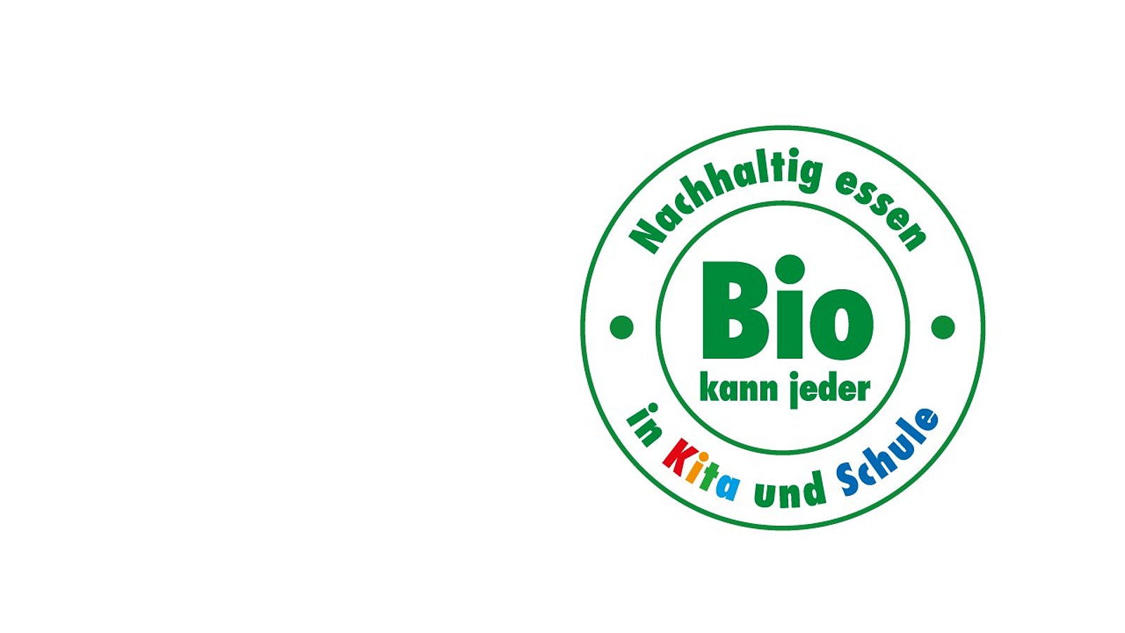Bio kann jeder - Nachhaltig essen in Kita und Schule